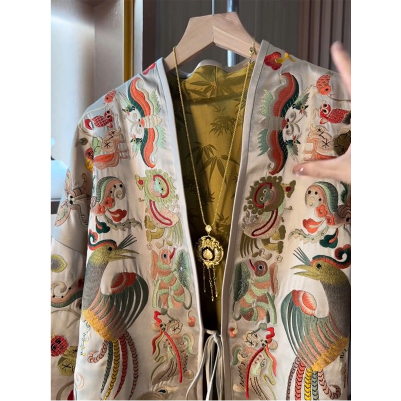 New Chinese Style Kimono Cardi - Embroidery Style recension och pris
