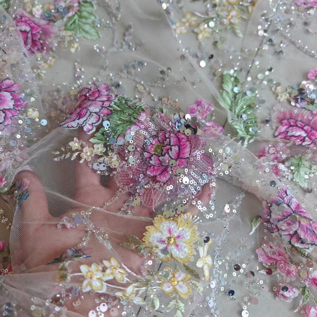 1M 120Cm Wide Luxury Beaded La - Embroidery Beads recension och pris