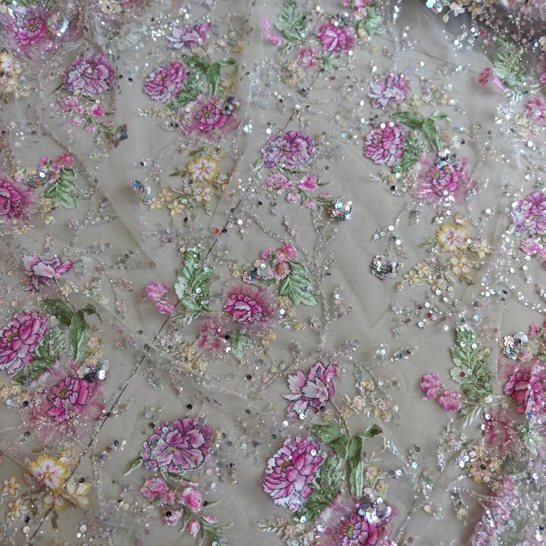 1M 120Cm Wide Luxury Beaded La - Embroidery Beads recension och pris
