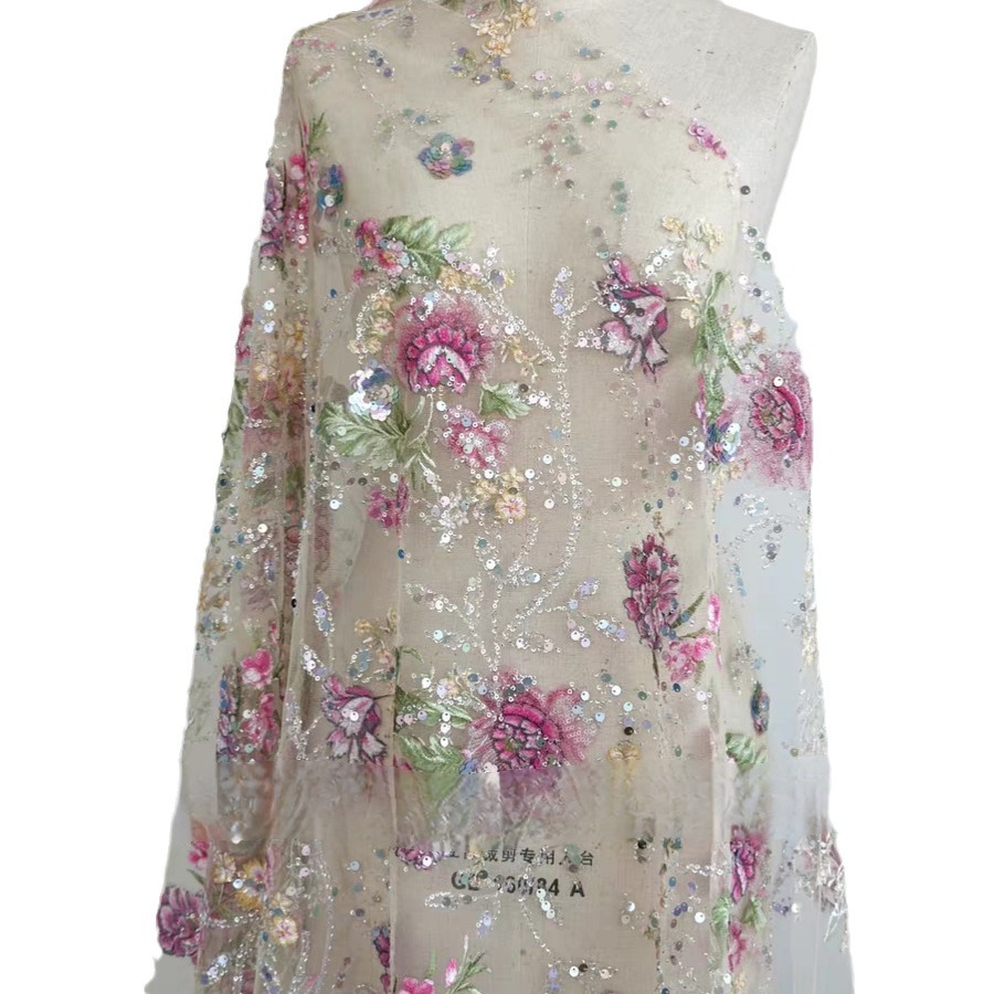 1M 120Cm Wide Luxury Beaded La - Embroidery Beads recension och pris