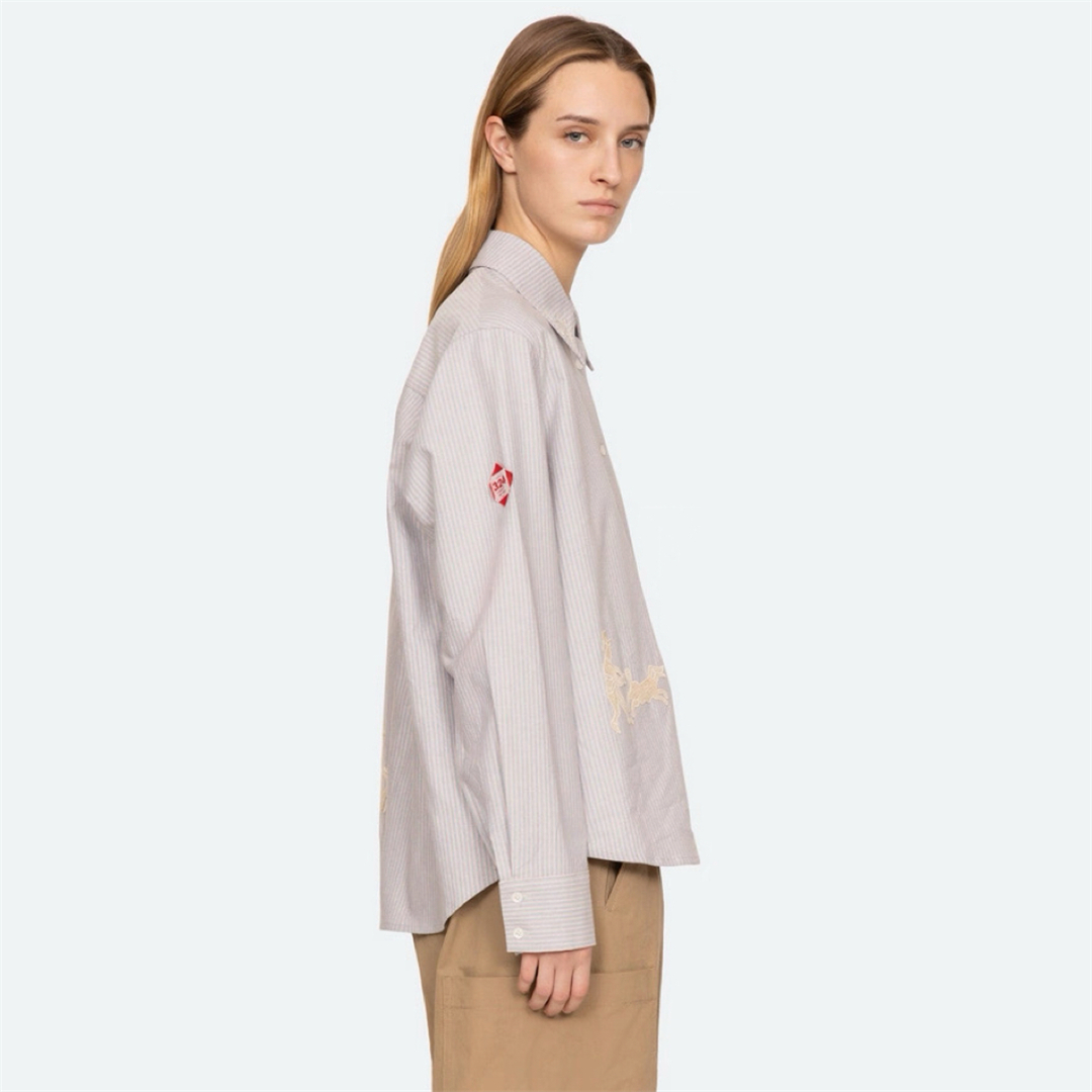 New York Striped Shirt Autumn  - Embroidery York recension och pris