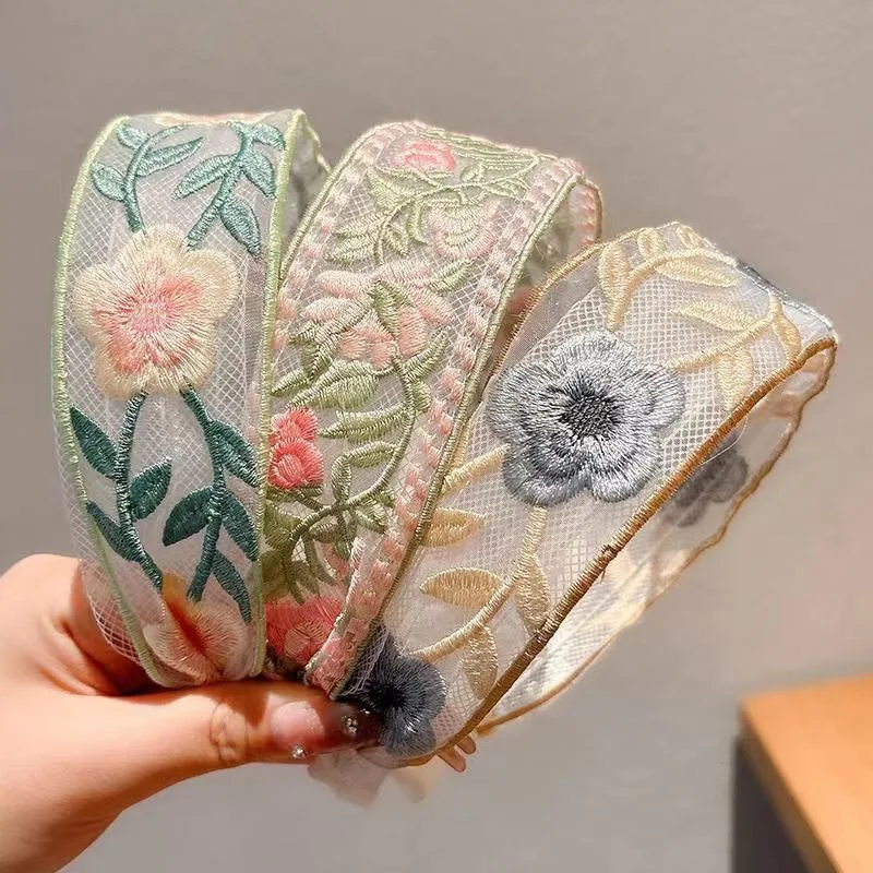 1/3pcs Elegant Chiffon Embroid - Embroidery Hooping recension och pris