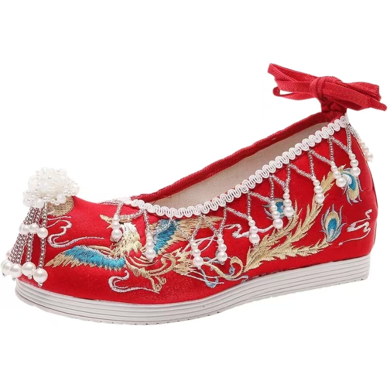 Women New Red Embroidered Wedd - Embroidery Beads recension och pris