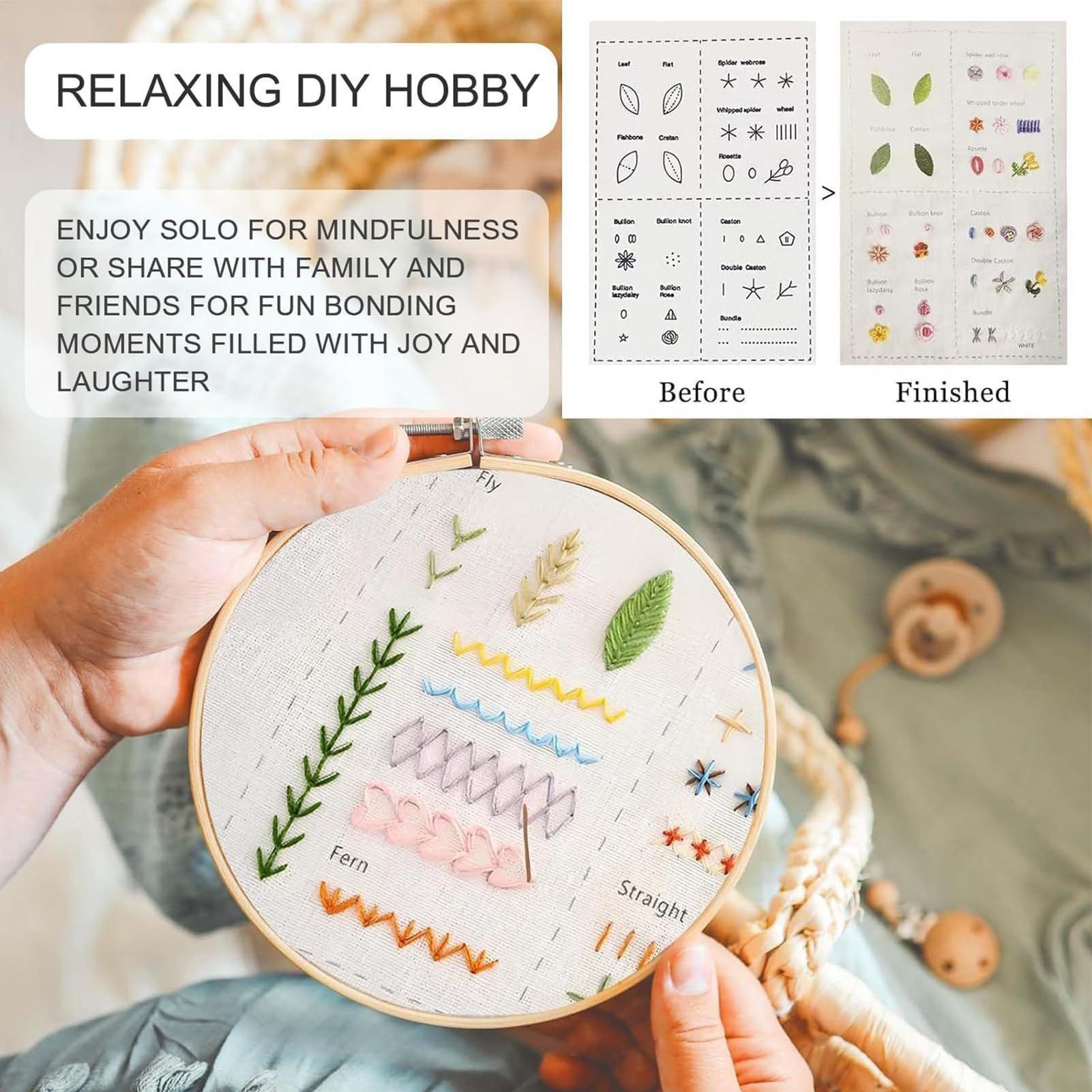 Embroidery Stitches Book Embro - Embroidery Guide Book recension och pris