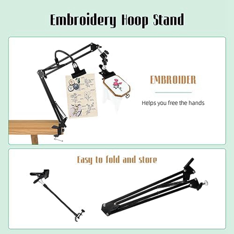 Embroidery Hoop Stand: 360 Adj - Embroidery Hoop Stand recension och pris