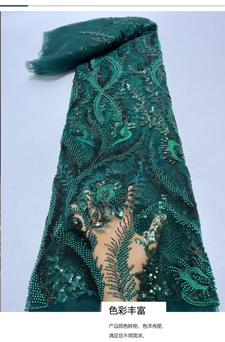 1yard high quality gauze fabri - Embroidery Beads recension och pris
