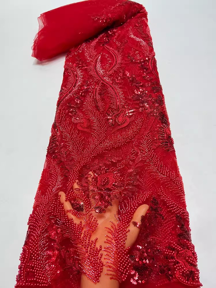 1yard high quality gauze fabri - Embroidery Beads recension och pris
