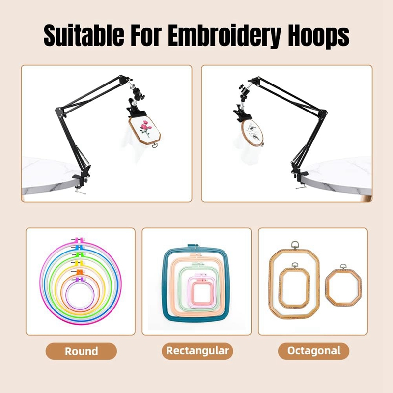 Embroidery Hoop CrossStitch St - Embroidery Hoop Stand recension och pris