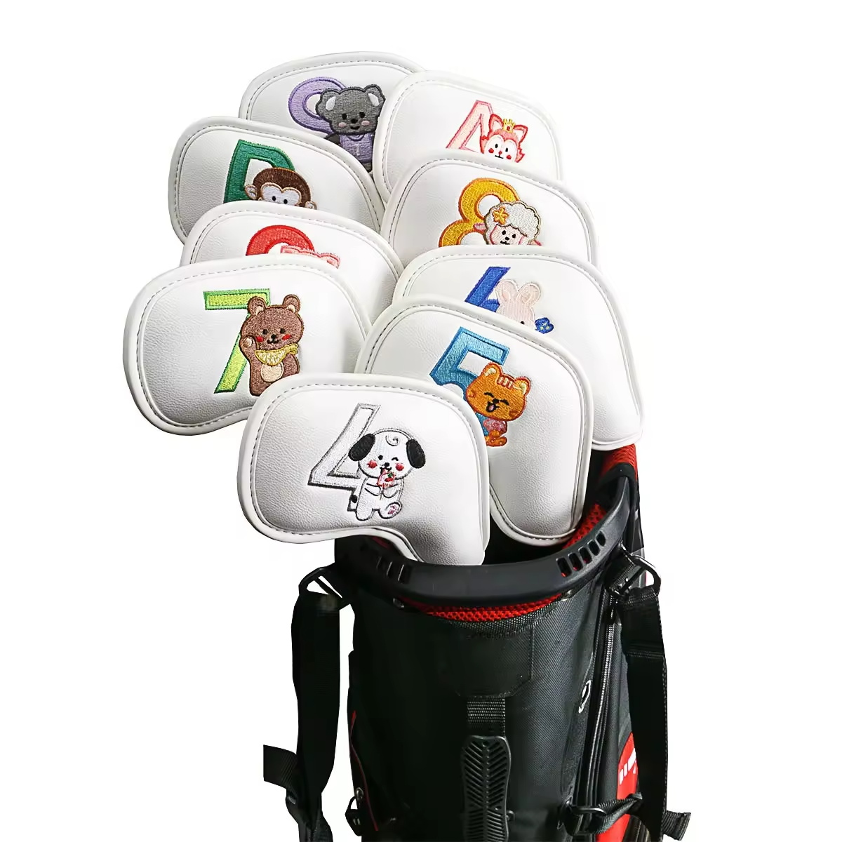 9Pcs Cute Cartoon Animal Golf  - Embroidery Gift recension och pris