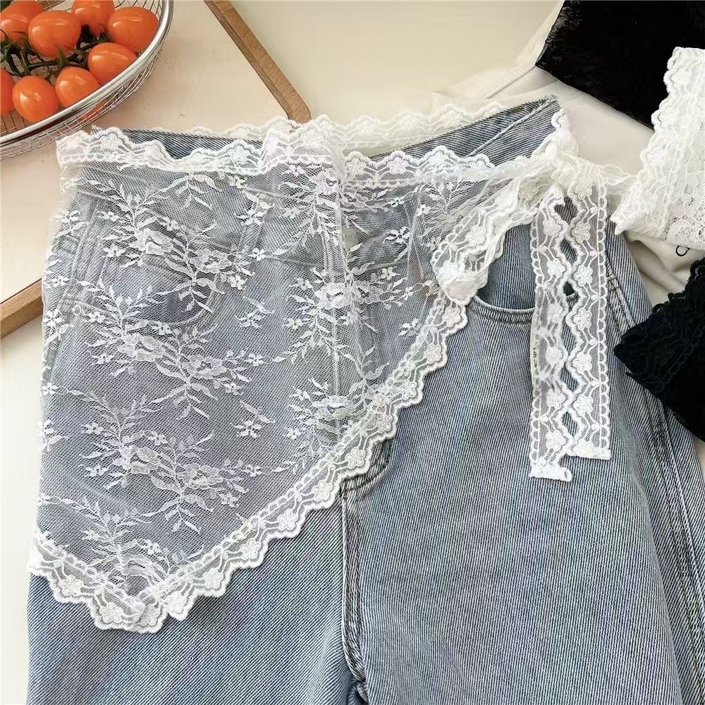 Harajuku Y2K Triangle Apron Em - Embroidery Apron recension och pris