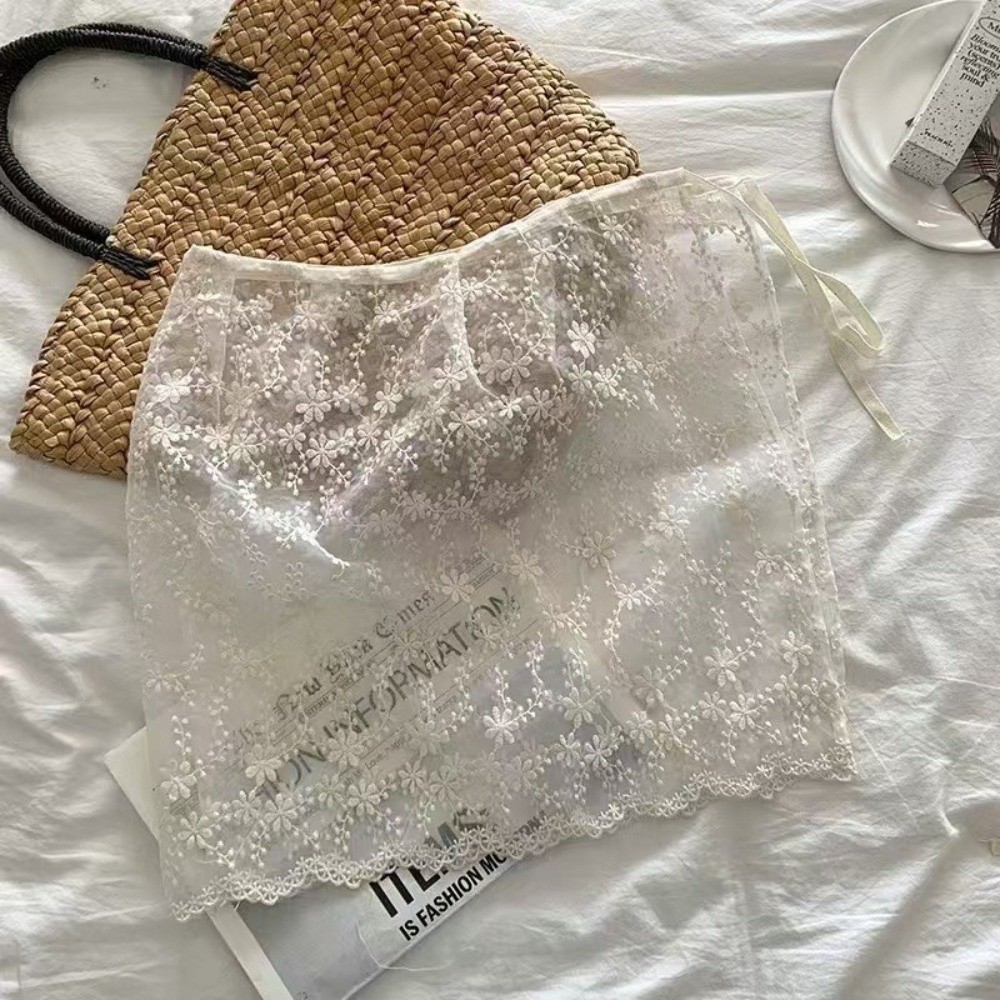 Jeans Decor Lace Fart Curtain  - Embroidery Apron recension och pris