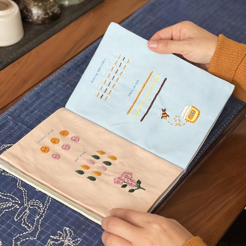 QX2E Handmade Embroidery Stitc - Embroidery Guide Book recension och pris