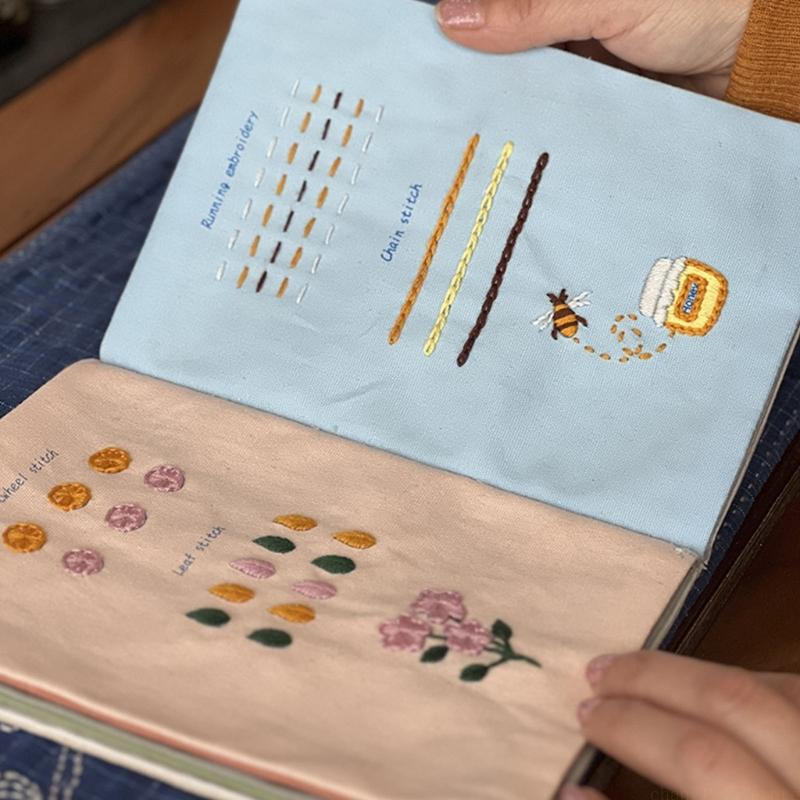 QX2E Handmade Embroidery Stitc - Embroidery Guide Book recension och pris