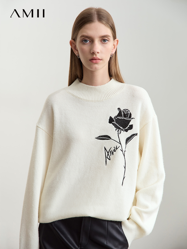 Amii Sweaters for Autumn Winte - Embroidery Roses recension och pris