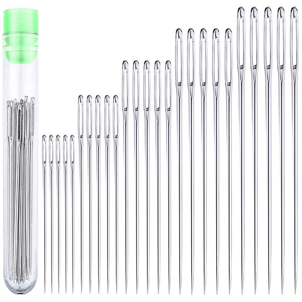 25 Pcs Large Eye Stitching Nee - Embroidery Needles recension och pris