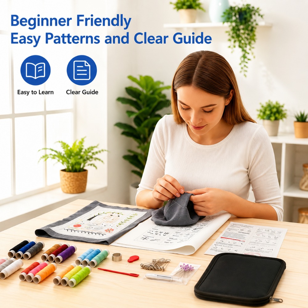 Embroidery Stitch Practice Boo - Embroidery Guide Book recension och pris