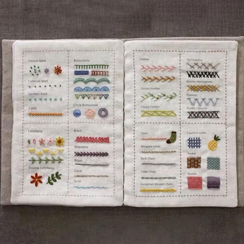 Embroidery Stitches Book Sewin - Embroidery Guide Book recension och pris
