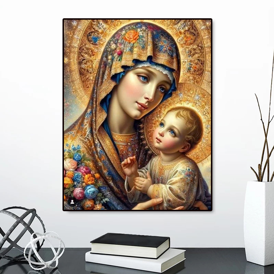 Frameless,Diamond Painting Vir - Embroidery Roses recension och pris