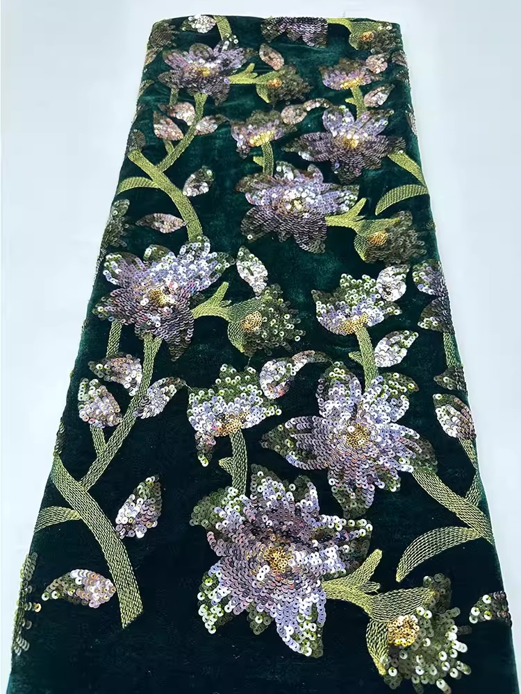 1yard Retro velvet tela Handcr - Embroidery Beads recension och pris
